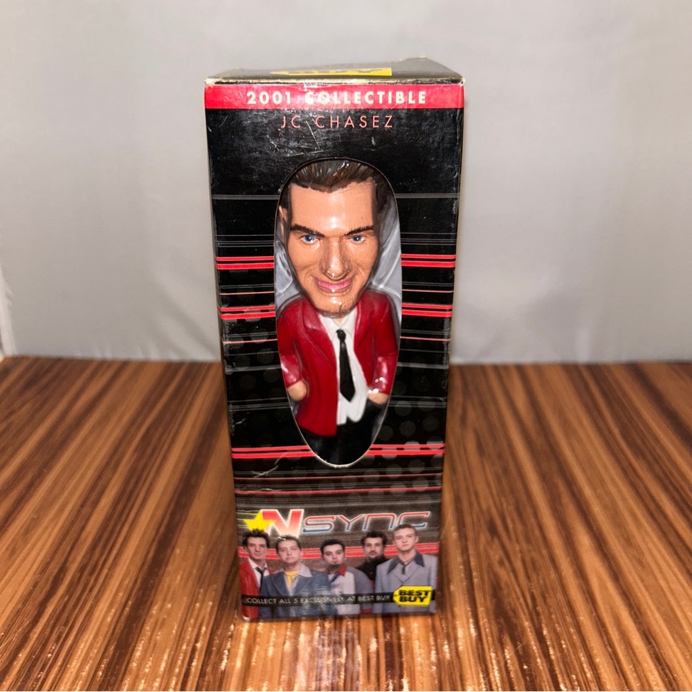NSYNC JOSHUA C CHASEZ Bobble Head Doll  Best Buy Exclusive 2001 Collectible